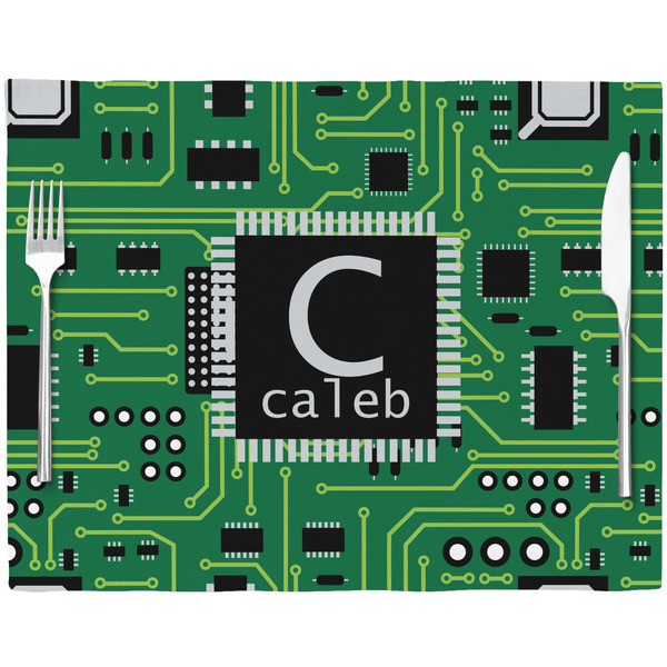 Circuit Board Placemat with Props