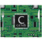 Circuit Board Placemat with Props