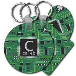 Circuit Board Plastic Keychain (Personalized)