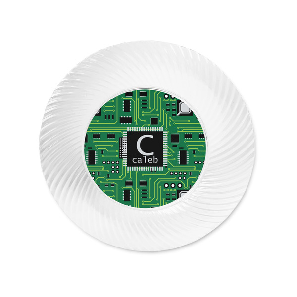 Circuit Board Plastic Party Appetizer & Dessert Plates - Approval