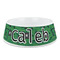 Circuit Board Plastic Dog Bowl (Personalized)