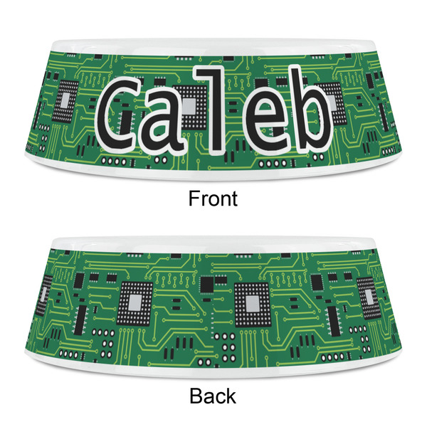 Circuit Board Plastic Pet Bowls - Small - APPROVAL