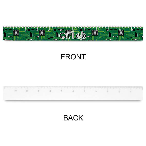 Circuit Board Plastic Ruler - 12" - APPROVAL