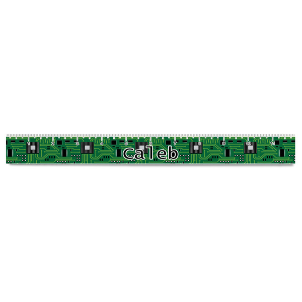 Circuit Board Plastic Ruler - 12" - FRONT