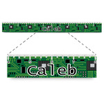 Circuit Board Plastic Ruler - 12" (Personalized)