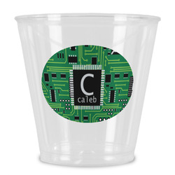 Circuit Board Plastic Shot Glass (Personalized)