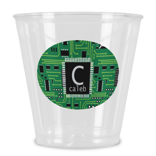 Custom Circuit Board Plastic Shot Glass (Personalized)