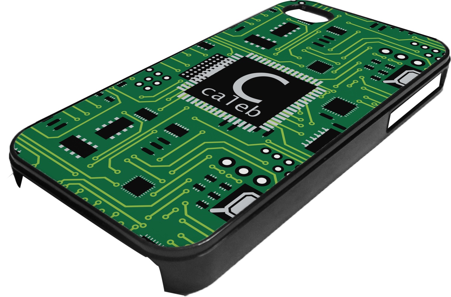 Circuit Board Plastic 4/4S iPhone Case (Personalized) YouCustomizeIt