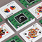 Circuit Board Playing Cards - Front & Back View