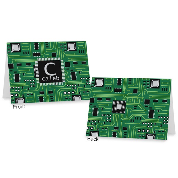 Circuit Board Postcard - Front and Back