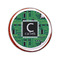 Circuit Board Printed Icing Circle - Small - On Cookie