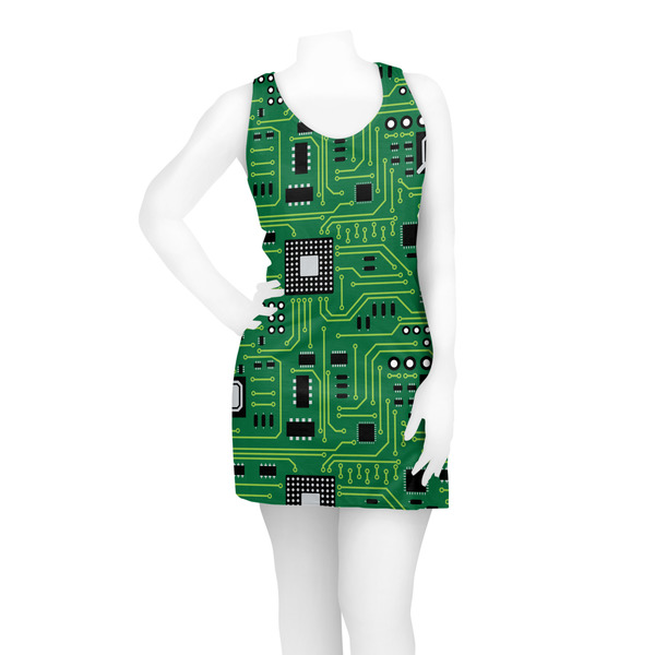Circuit Board Racerback Dress - On Model - Front