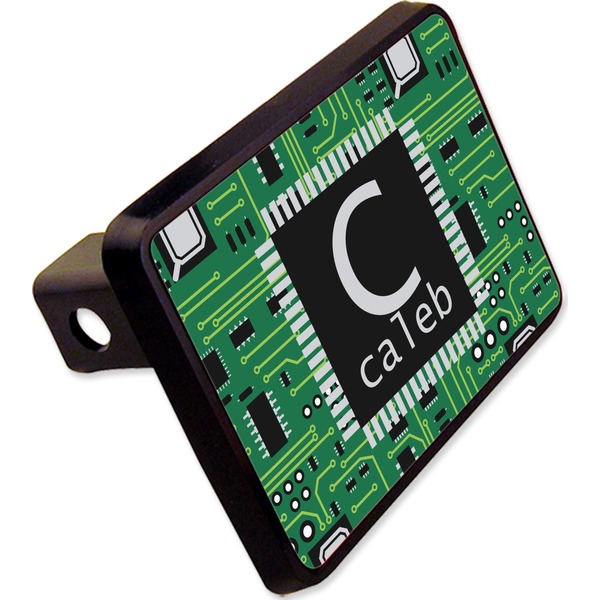 Custom Circuit Board Rectangular Trailer Hitch Cover - 2" (Personalized)