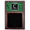 Circuit Board Red Mahogany Sticky Note Holder - Flat
