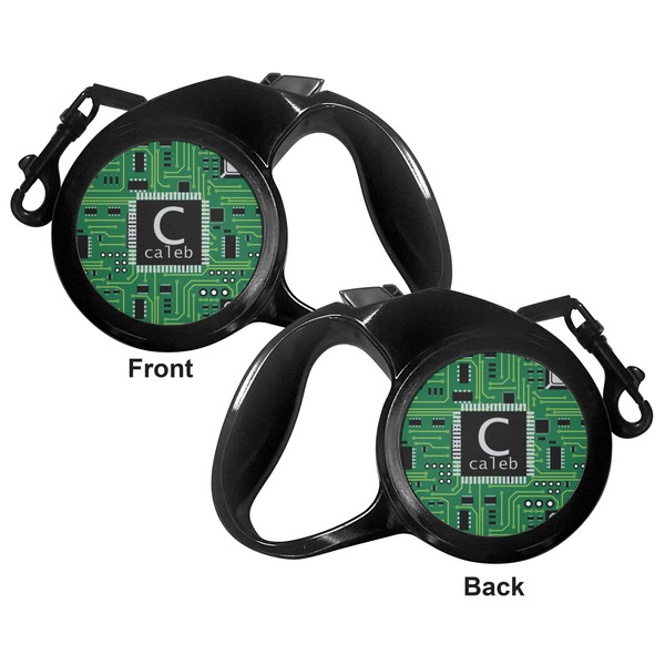 Circuit Board Retractable Dog Leash - Small - Apvl