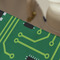 Circuit Board Large Rope Tote - Close Up View
