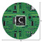 Circuit Board Round Area Rug - Size