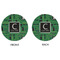 Circuit Board Round Linen Placemats - APPROVAL (double sided)