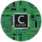 Circuit Board Round Mousepad - APPROVAL
