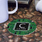 Circuit Board Round Paper Coaster - Front