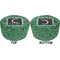 Circuit Board Round Pouf Ottoman (Top and Bottom)