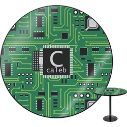 Circuit Board Round Table - 30" (Personalized)