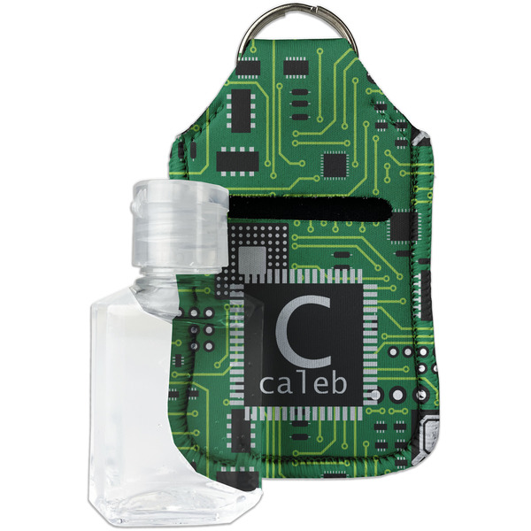 Custom Circuit Board Hand Sanitizer & Keychain Holder - Small (Personalized)