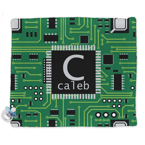 Custom Circuit Board Security Blanket - Single Sided (Personalized)