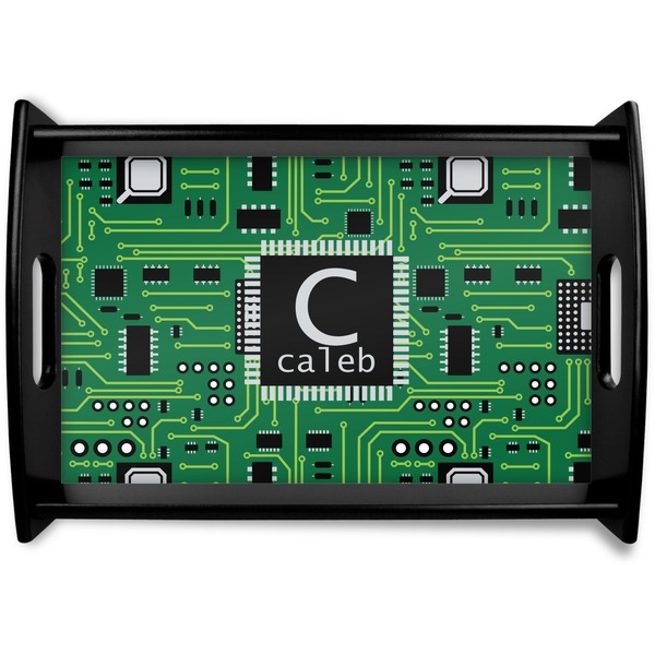 Custom Circuit Board Wooden Tray (Personalized)
