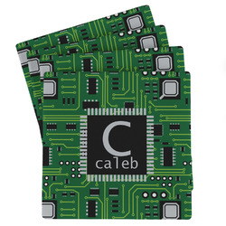 Circuit Board Absorbent Stone Coasters - Set of 4 (Personalized)