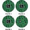 Circuit Board Set of Appetizer / Dessert Plates (Approval)