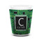 Circuit Board Ceramic Shot Glass - 1.5 oz - White - Set of 4 (Personalized)