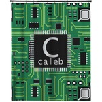 Circuit Board Extra Long Shower Curtain - 70"x84" (Personalized)