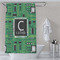 Circuit Board Shower Curtain Lifestyle