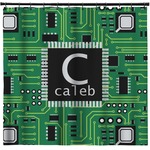Circuit Board Shower Curtain - Custom Size (Personalized)