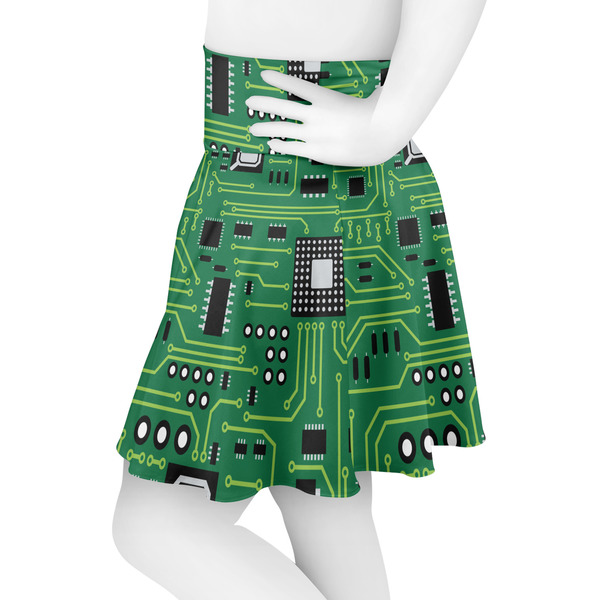 Circuit Board Skater Skirt - Side