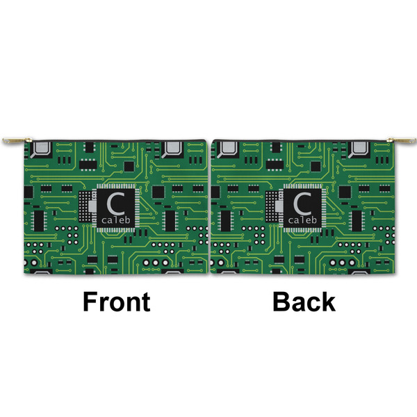 Circuit Board Small Zipper Pouch Approval (Front and Back)