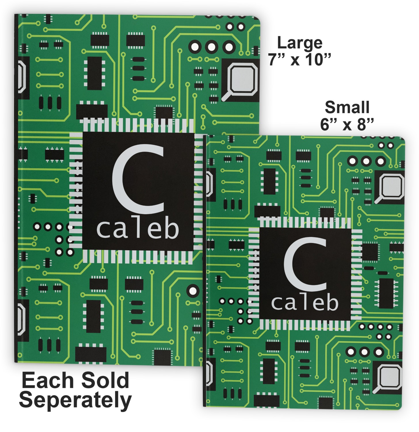 Circuit Board Softbound Notebook (Personalized) YouCustomizeIt