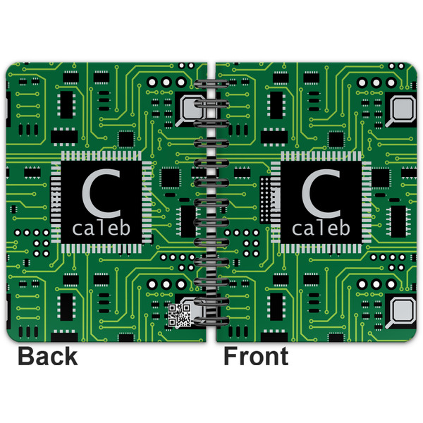 Circuit Board Spiral Journal 5 x 7 - Apvl