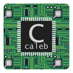 Circuit Board Square Decal (Personalized)