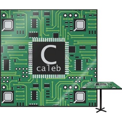 Circuit Board Square Table Top - 24" (Personalized)