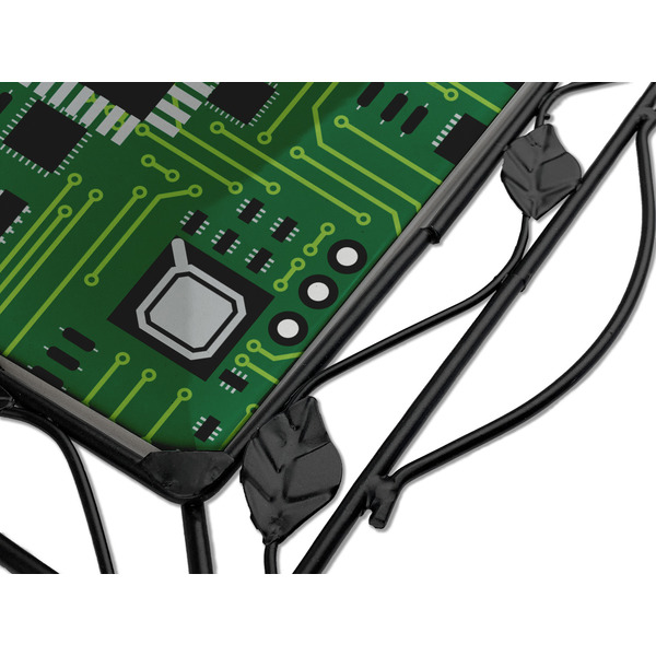 Circuit Board Square Trivet - Detail