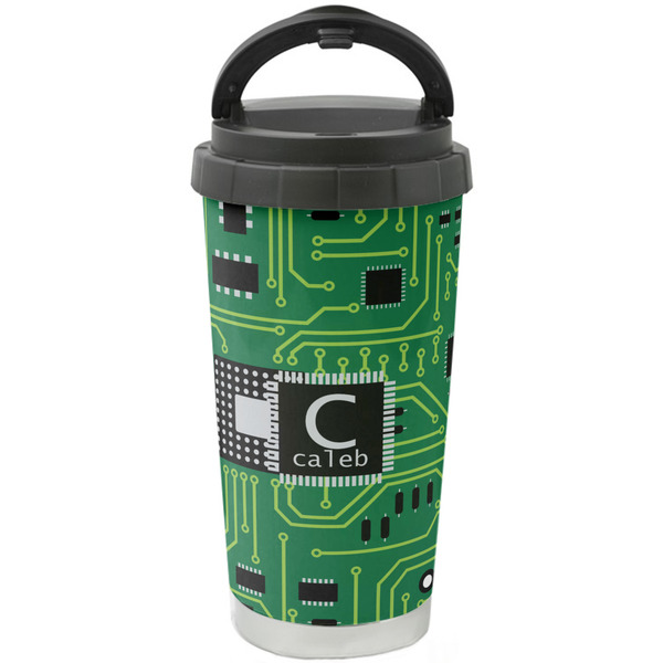 Custom Circuit Board Stainless Steel Coffee Tumbler (Personalized)