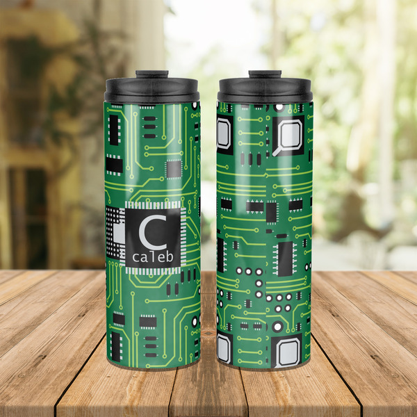 Circuit Board Stainless Steel Tumbler - Lifestyle