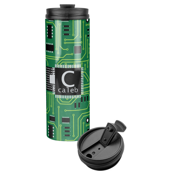 Custom Circuit Board Stainless Steel Skinny Tumbler (Personalized)
