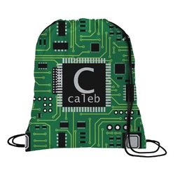 Circuit Board Drawstring Backpack - Small (Personalized)