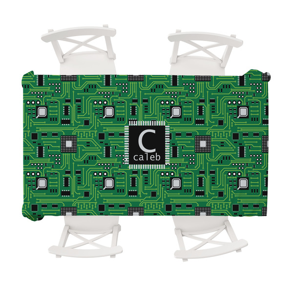Custom Circuit Board Tablecloth - 58"x102" (Personalized)