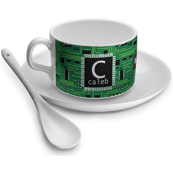 Custom Circuit Board Tea Cup - Single (Personalized)