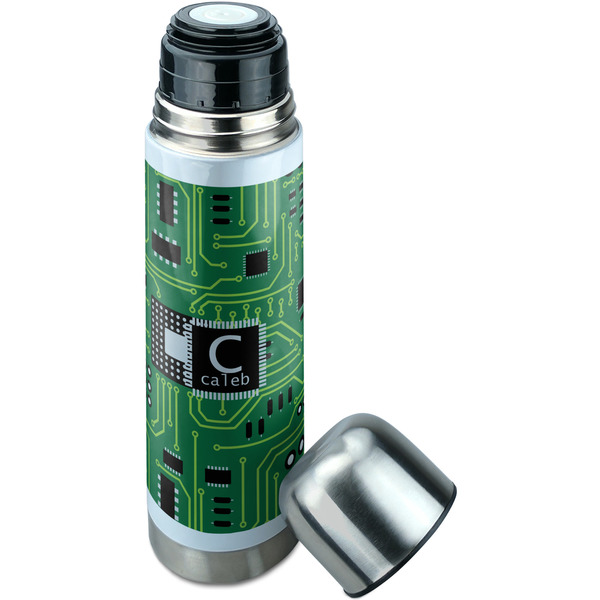 Circuit Board Thermos - Lid Off