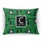 Circuit Board Throw Pillow (Rectangular - 12x16)